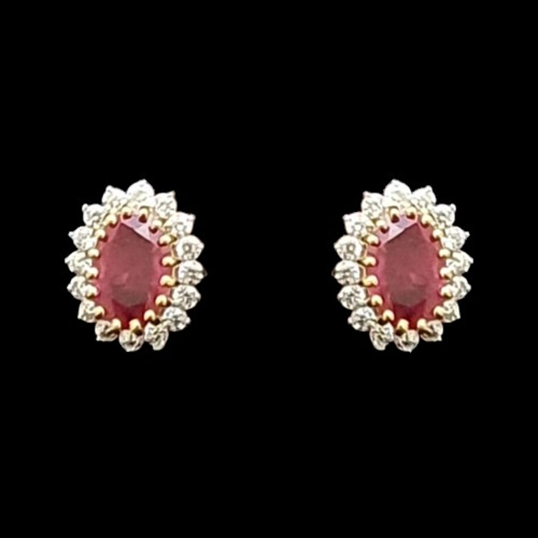 18 KT DIAMOND EARRING 2.02 Gms - MJ25ER363