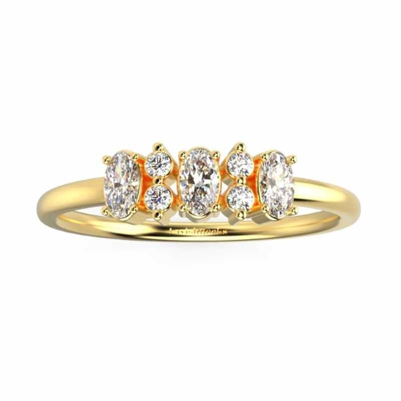 18 KT DIAMOND RING 2.5 Gms - MJ25301