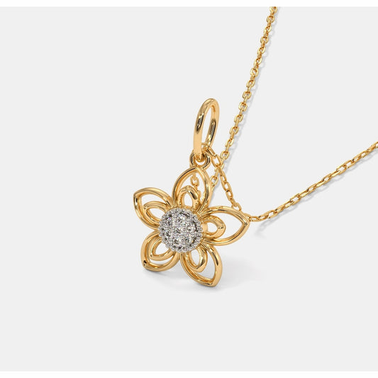 18 KT DIAMOND PENDANT 3 Gms - MJ25PD274