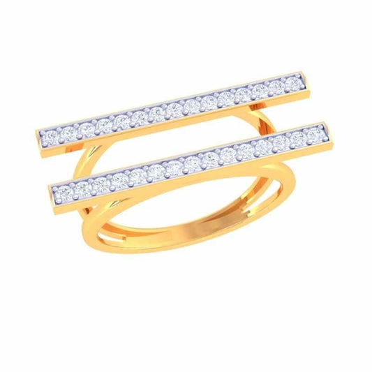 18 KT DIAMOND RING 3.5 Gms - MJ25RG290