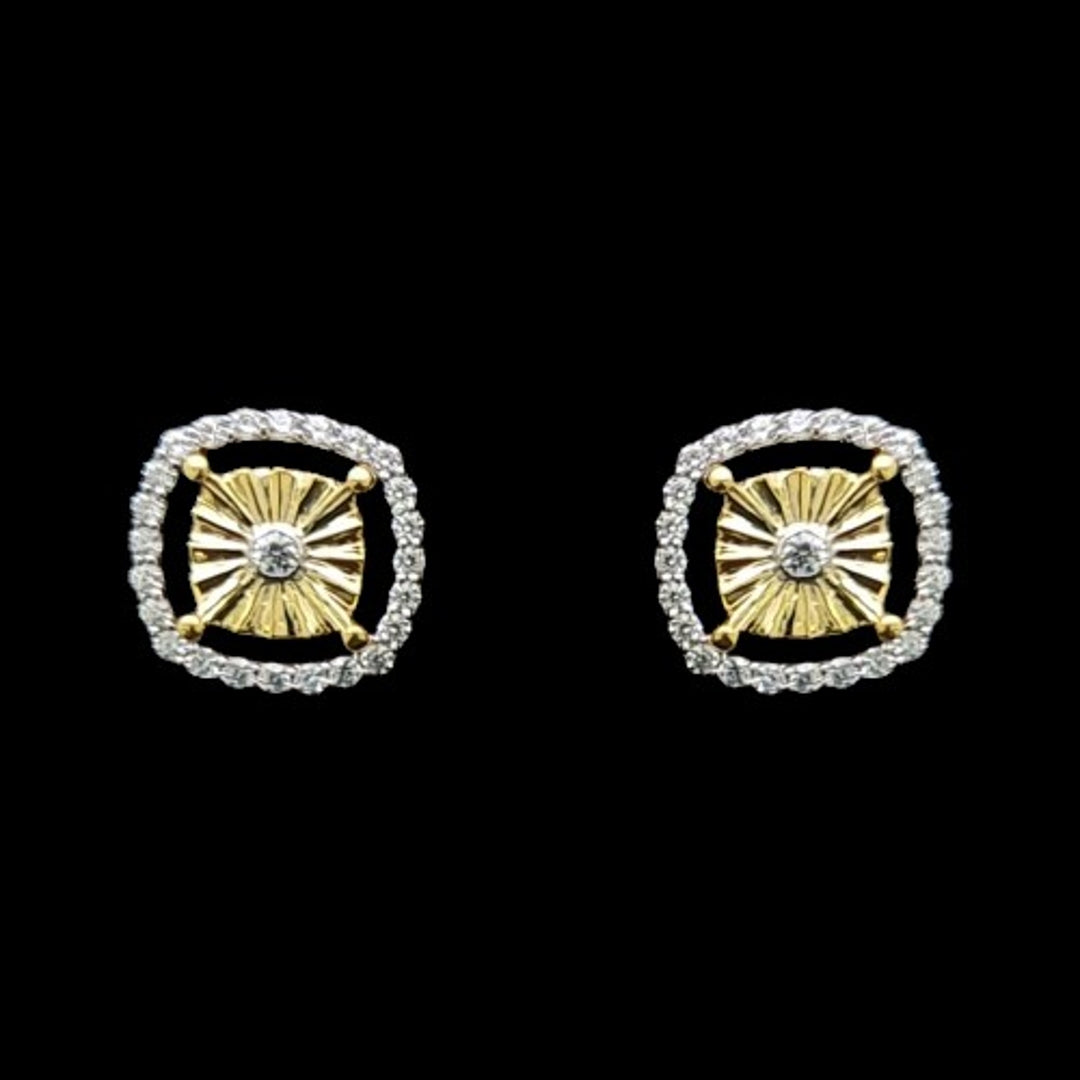 18 KT DIAMOND EARRING 2.34 Gms - MJ25ER405