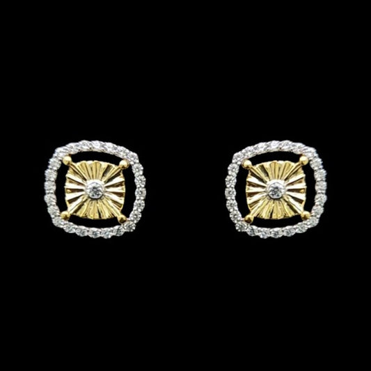 18 KT DIAMOND EARRING 2.34 Gms - MJ25ER405