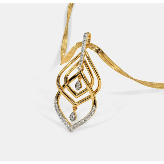 18 KT DIAMOND PENDANT 3 Gms - MJ25PD271