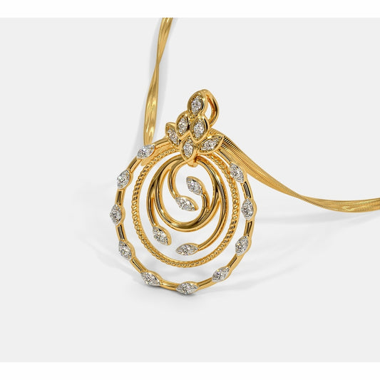 18 KT DIAMOND PENDANT 3 Gms - MJ25PD270