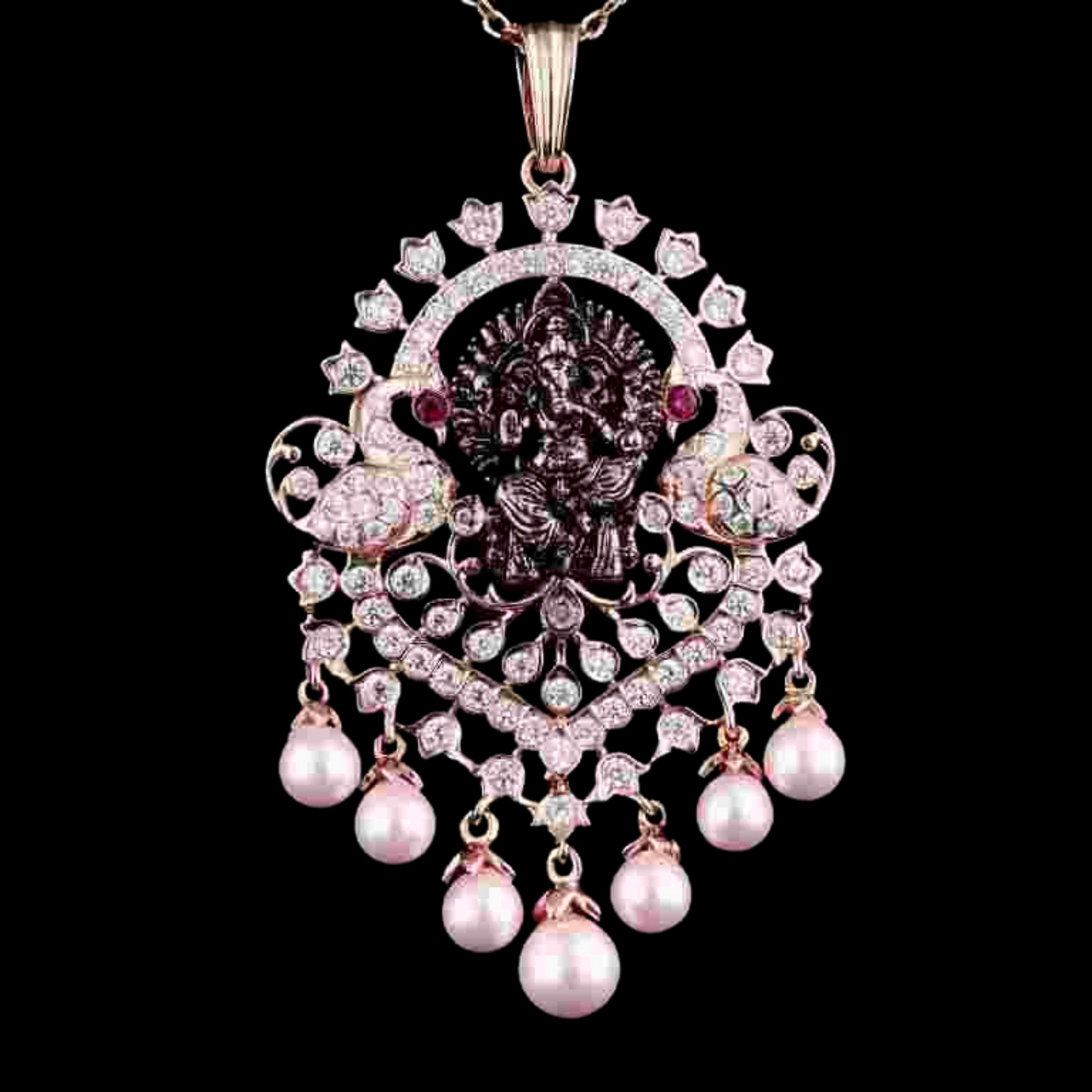 Diamond PENDANT With 14.604 Gms of 18 Kt Gold and 1.583 Cts of Certified Natural Diamonds Code: MJ26PND19
