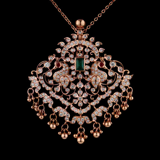 Diamond PENDANT With 23.11 Gms of 18 Kt Gold and 2.78 Cts of Certified Natural Diamonds Code: MJ26PND123
