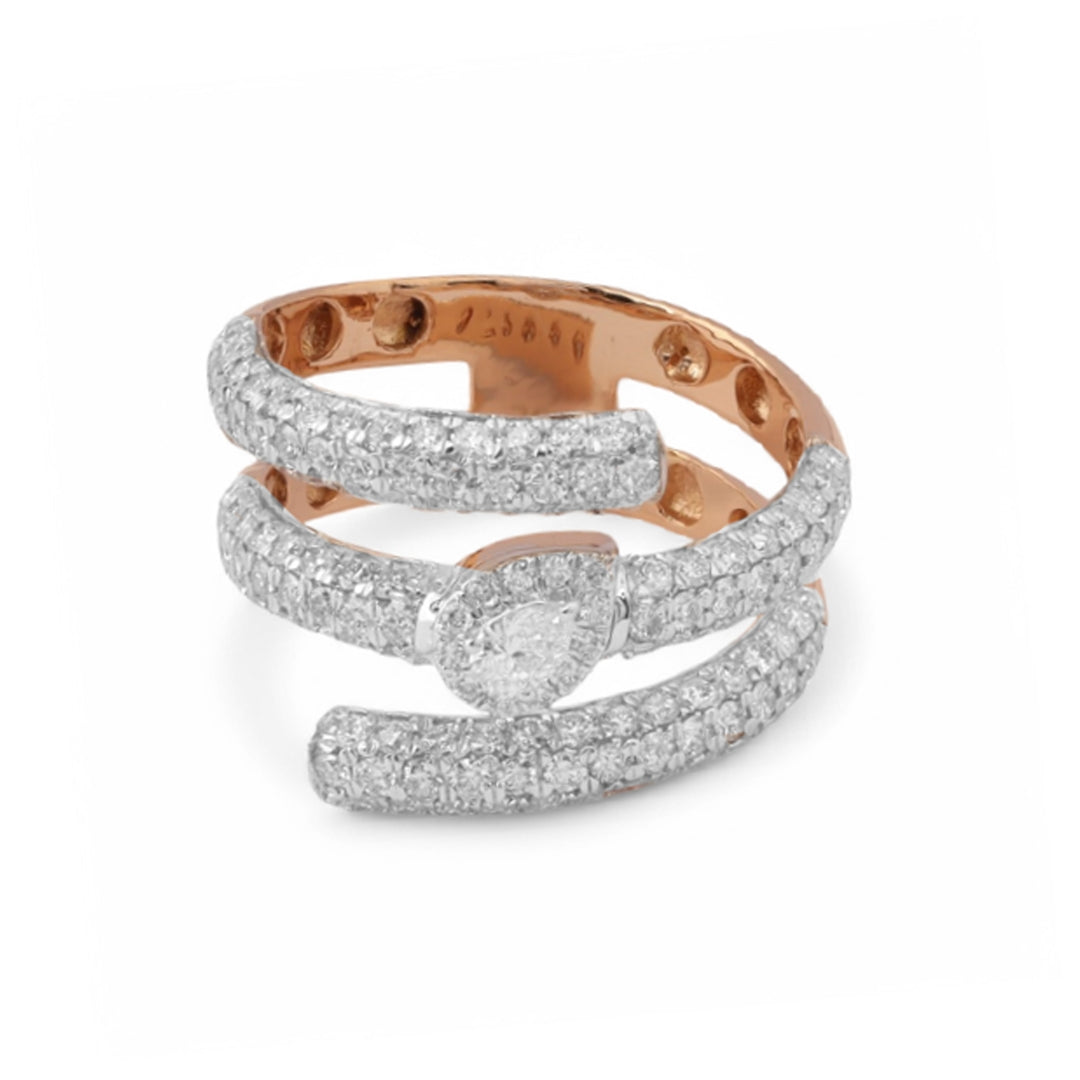 18 KT DIAMOND RING 4.866 Gms - MJ25RG548