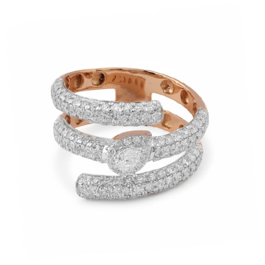 18 KT DIAMOND RING 4.866 Gms - MJ25RG548