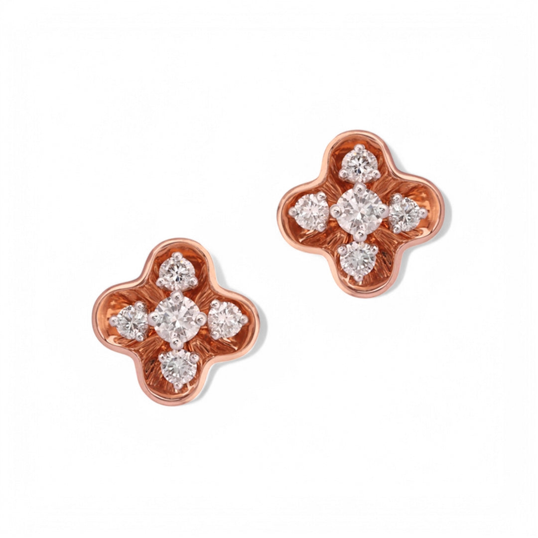 18 KT DIAMOND EARRING 2.46 Gms - MJ25ER77