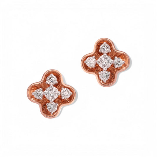 18 KT DIAMOND EARRING 2.46 Gms - MJ25ER77