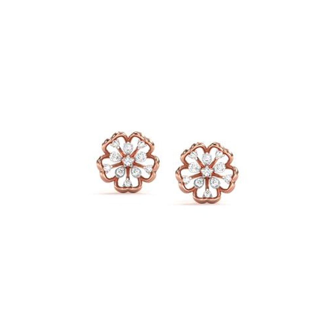 18 KT DIAMOND EARRING 2.753 Gms - MJ25ER29