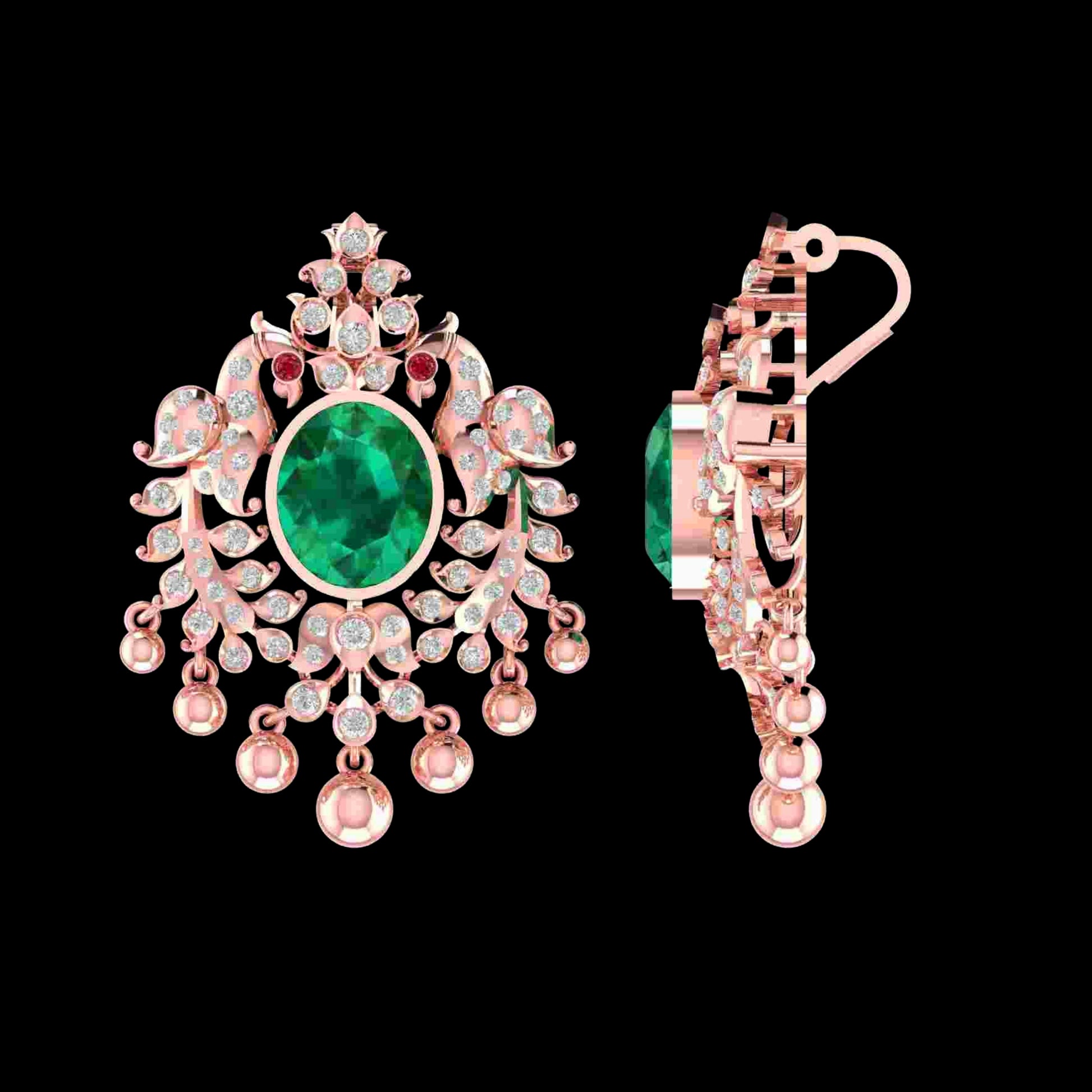Diamond PENDANT With 9.8 Gms of 18 Kt Gold and 0.968 Cts of Certified Natural Diamonds Code: MJ26PND135