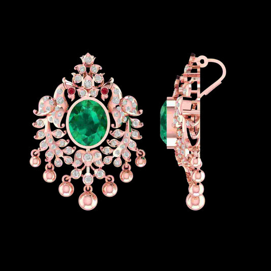 Diamond PENDANT With 9.8 Gms of 18 Kt Gold and 0.968 Cts of Certified Natural Diamonds Code: MJ26PND135