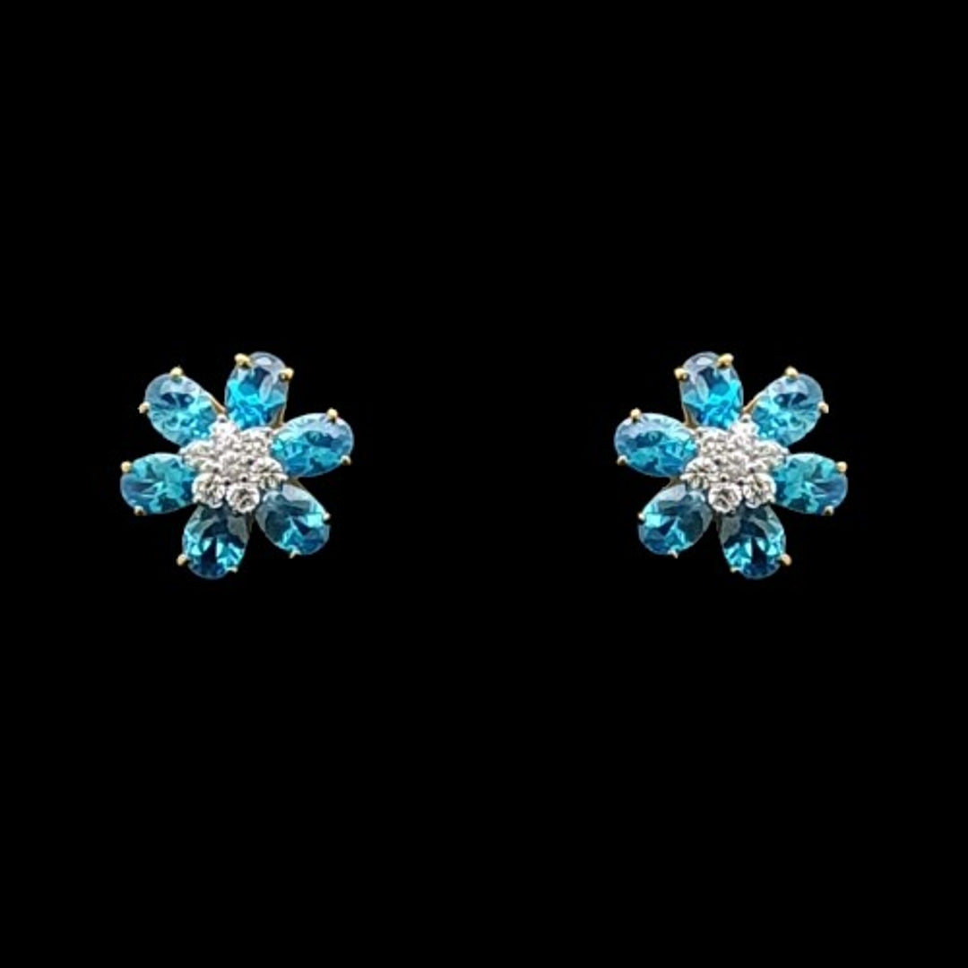 18 KT DIAMOND EARRING 2.71 Gms - MJ25ER345