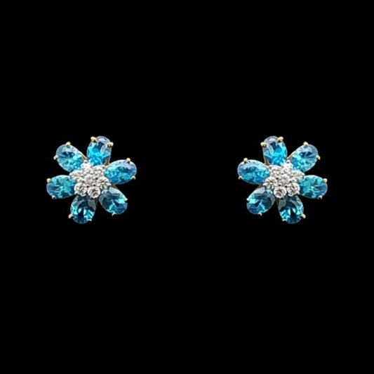 18 KT DIAMOND EARRING 2.71 Gms - MJ25ER345