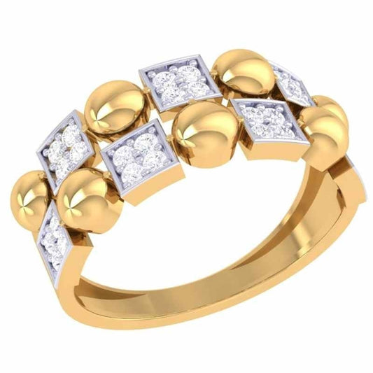 18 KT DIAMOND RING 4.5 Gms - MJ25RG294