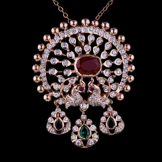 Diamond PENDANT With 11.541 Gms of 18 Kt Gold and 1.495 Cts of Certified Natural Diamonds Code: MJ26PND114