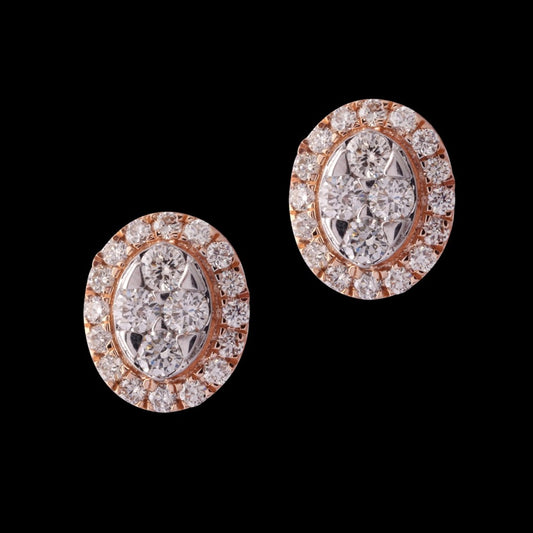 18 KT DIAMOND EARRING 2.248 Gms - MJ25ER16