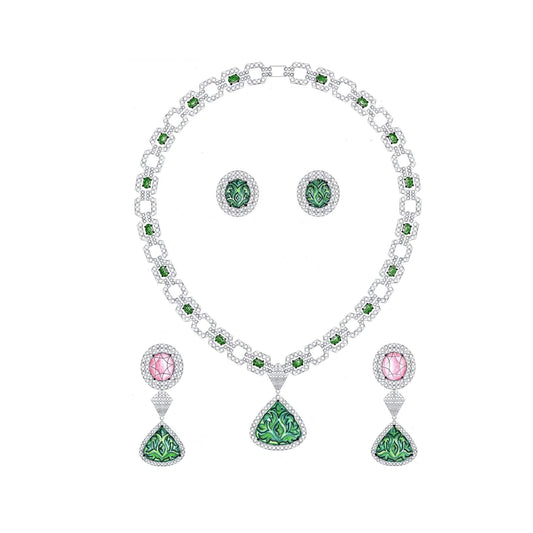 18 KT DIAMOND NECKLACE  Gms - MJ25NK571