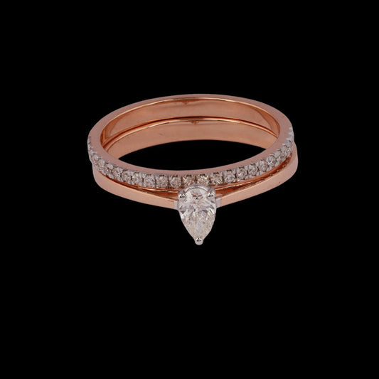 18 KT DIAMOND RING 3.782 Gms - MJ25RG524