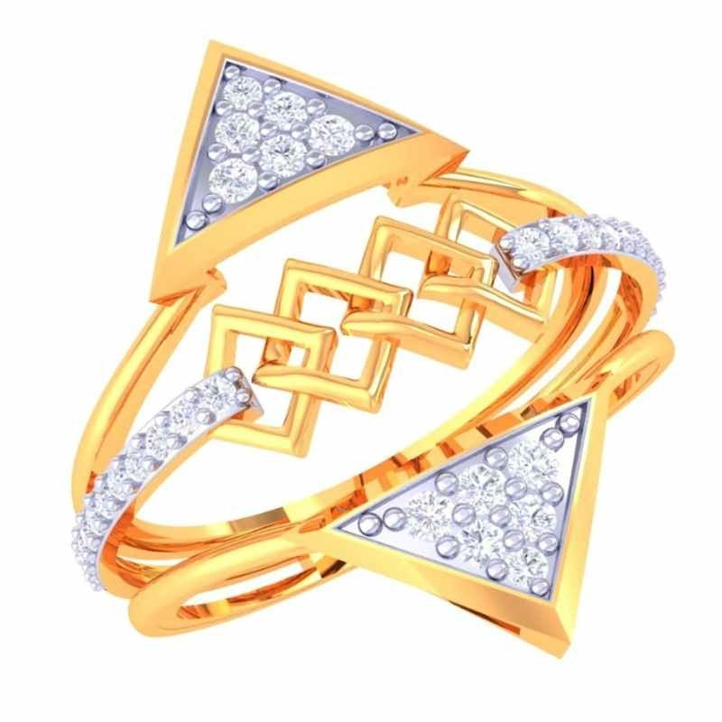 18 KT DIAMOND RING 3.5 Gms - MJ25RG158