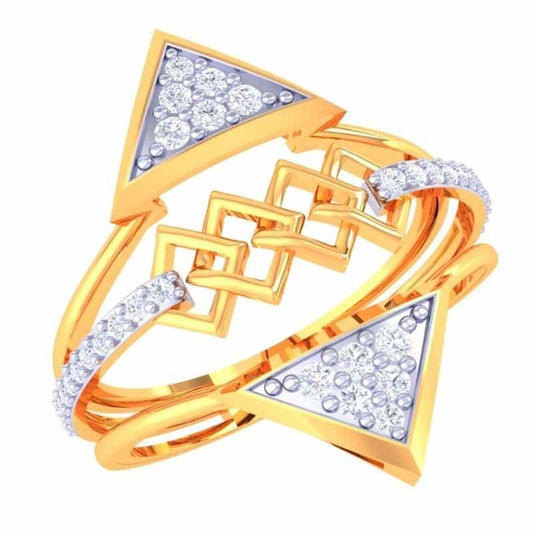 18 KT DIAMOND RING 3.5 Gms - MJ25RG158