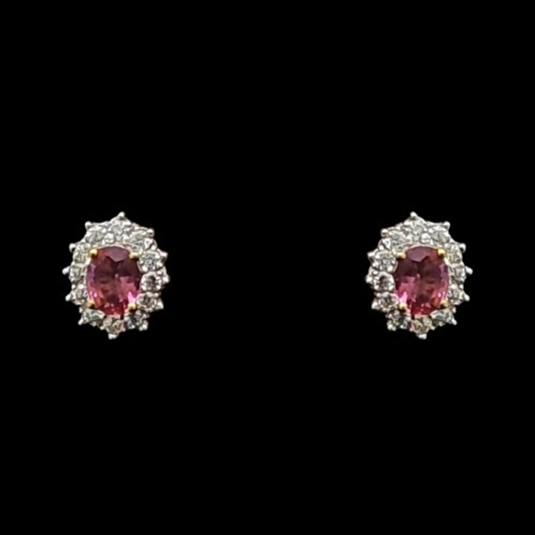 18 KT DIAMOND EARRING 2.06 Gms - MJ25ER407