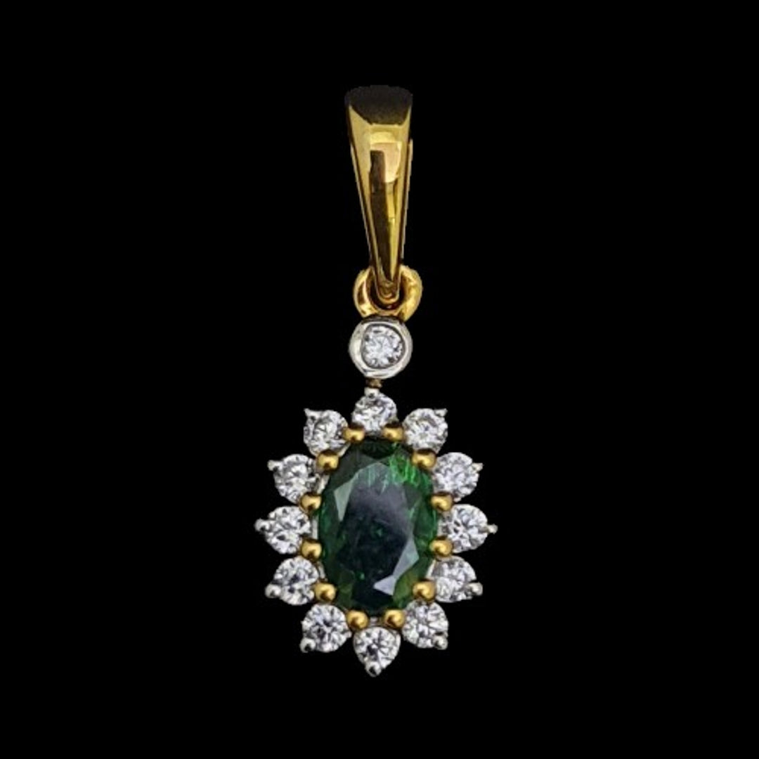 18 KT DIAMOND PENDANT 1.13 Gms - MJ25PD172