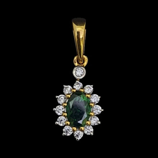 18 KT DIAMOND PENDANT 1.13 Gms - MJ25PD172