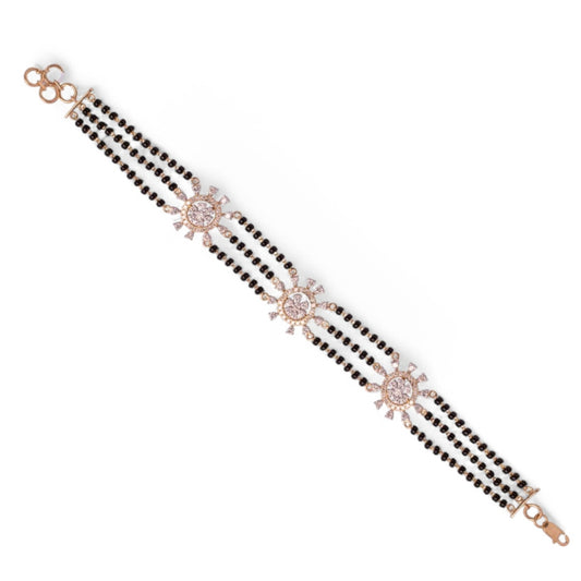 18 KT DIAMOND HAND MANGALSUTRA 12.152 Gms - MJ25MS88