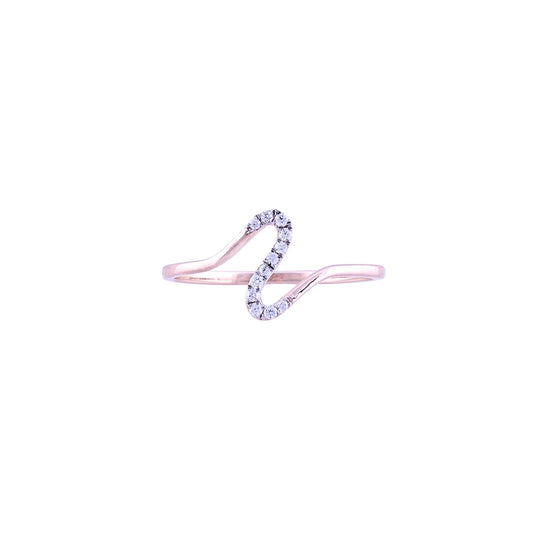 Diamond RING With 1.139 Gms of 18 Kt Gold and 0.064 Cts of Certified Natural Diamonds Code: MJ26RG646