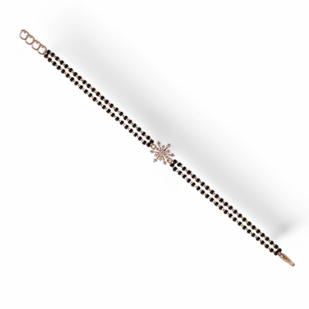 18 KT DIAMOND HAND MANGALSUTRA 3.608 Gms - MJ25MS99