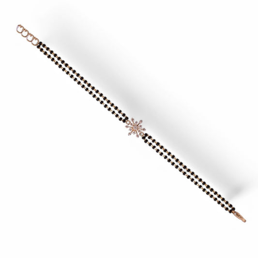 18 KT DIAMOND HAND MANGALSUTRA 3.608 Gms - MJ25MS99