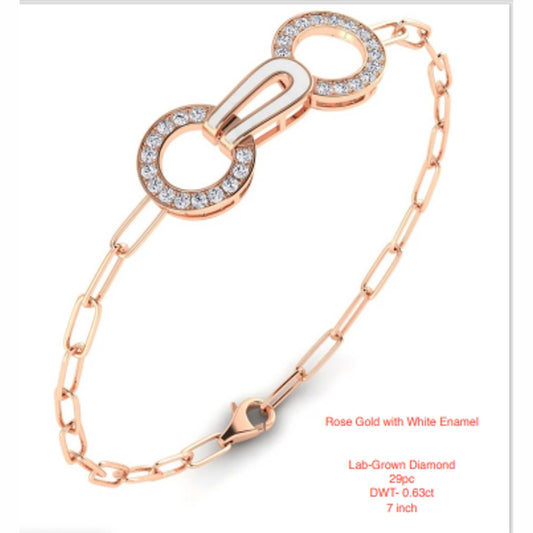 18 KT DIAMOND BRACELET 6 Gms - MJ25ER242