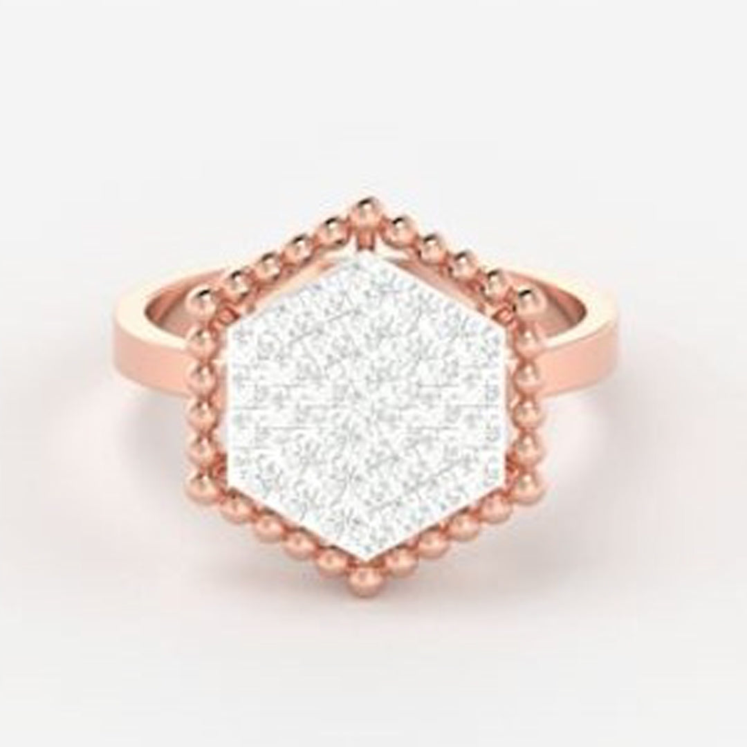 18 KT DIAMOND RING 3.484 Gms - MJ25RG412