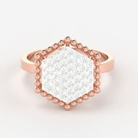 18 KT DIAMOND RING 3.484 Gms - MJ25RG412