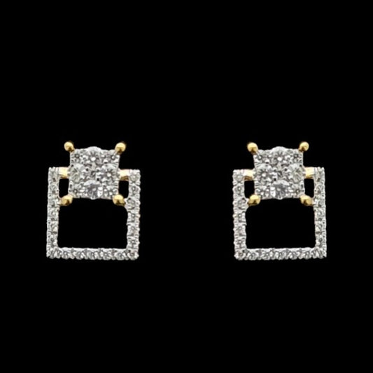 18 KT DIAMOND EARRING 2.38 Gms - MJ25ER409