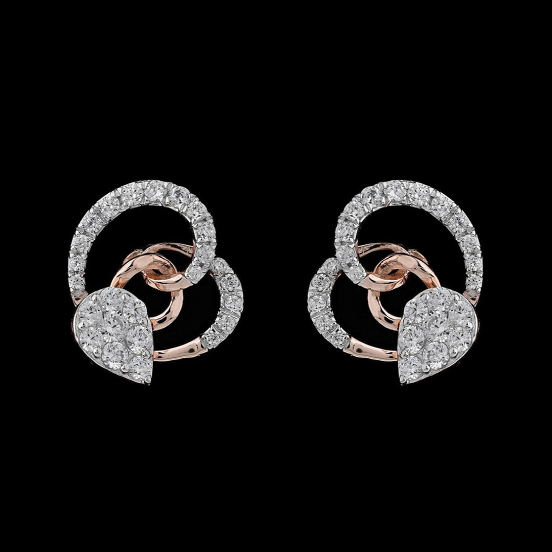18 KT DIAMOND EARRING 2.116 Gms - MJ25ER54