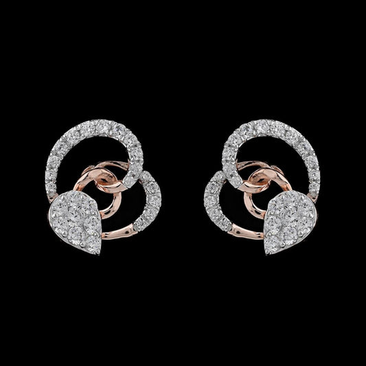 18 KT DIAMOND EARRING 2.116 Gms - MJ25ER54