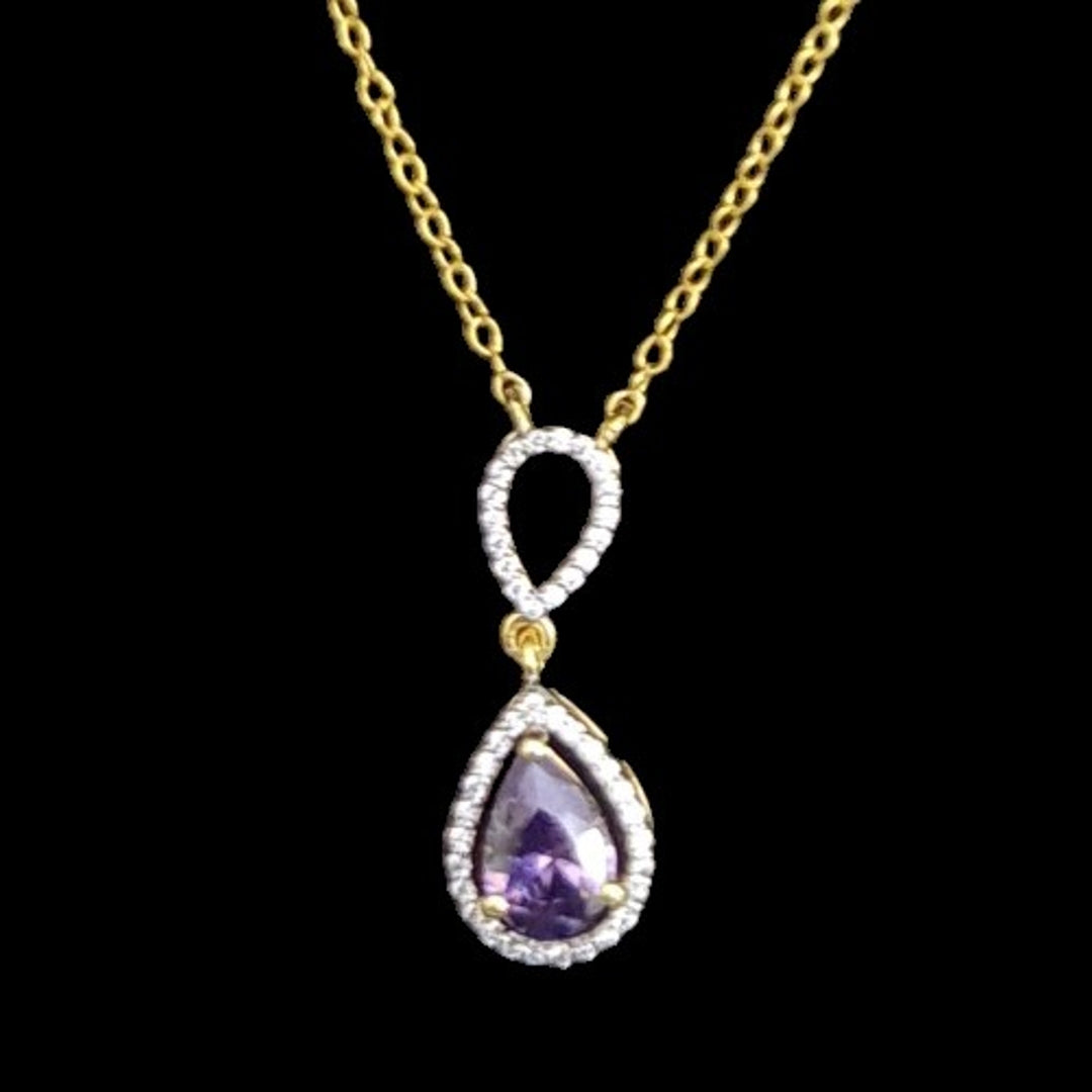 18 KT DIAMOND PENDANT 2.73 Gms - MJ25PD182
