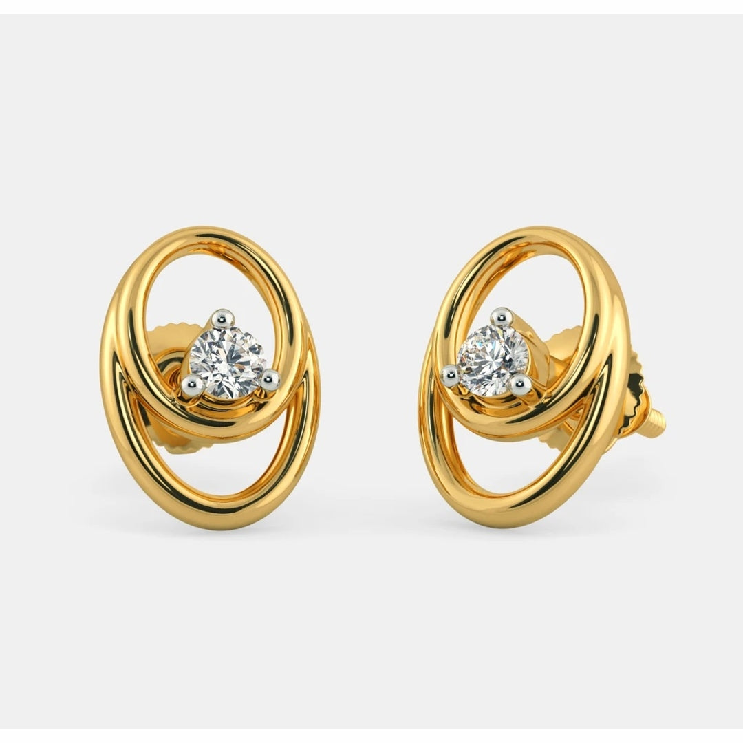 18 KT DIAMOND EARRING 4 Gms - MJ25ER251
