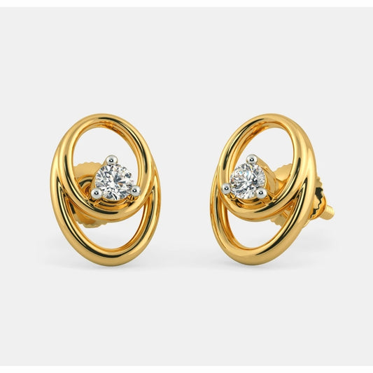 18 KT DIAMOND EARRING 4 Gms - MJ25ER251