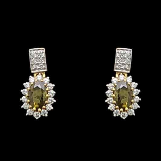 18 KT DIAMOND EARRING 1.67 Gms - MJ25ER332