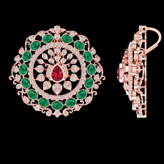 Diamond PENDANT With 12.9 Gms of 18 Kt Gold and 1.038 Cts of Certified Natural Diamonds Code: MJ26PND118