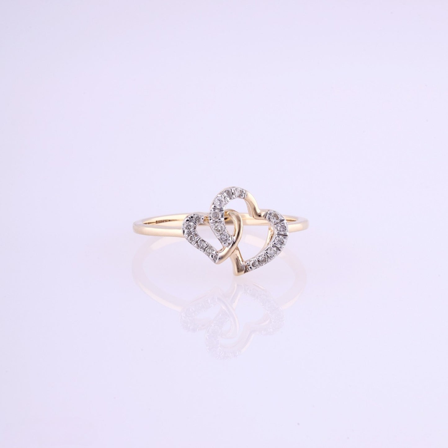 Diamond RING With 1.792 Gms of 18 Kt Gold and 0.1 Cts of Certified Natural Diamonds Code: MJ26RG629
