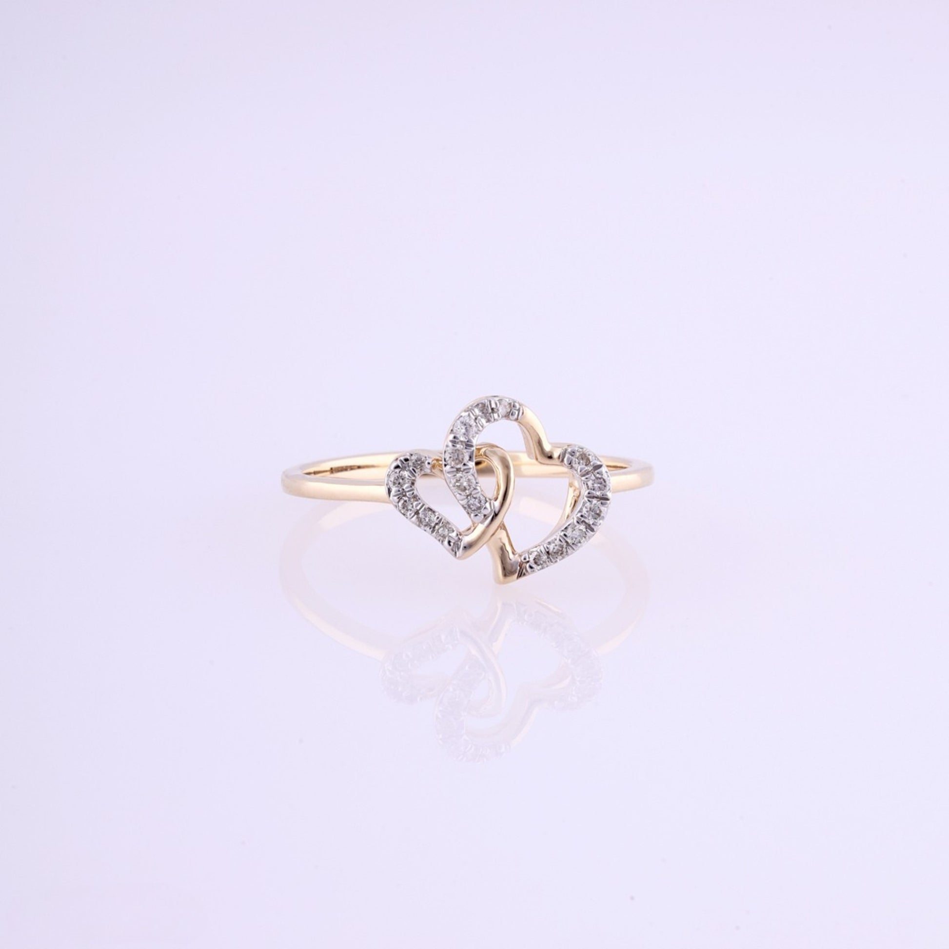 Diamond RING With 1.792 Gms of 18 Kt Gold and 0.1 Cts of Certified Natural Diamonds Code: MJ26RG629