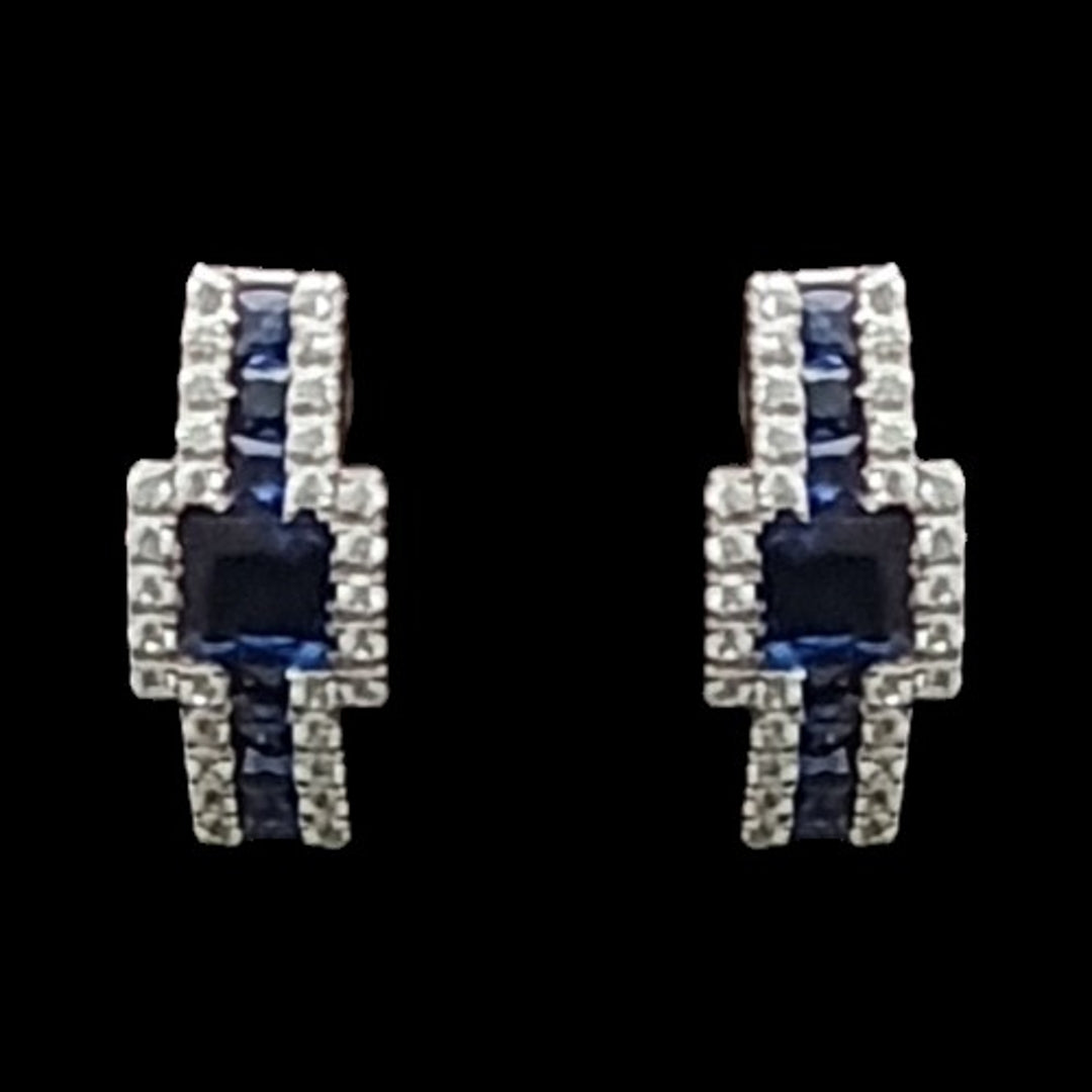 18 KT DIAMOND EARRING 3.68 Gms - MJ25ER193