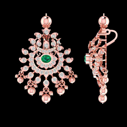 Diamond PENDANT With 10.9 Gms of 18 Kt Gold and 1.027 Cts of Certified Natural Diamonds Code: MJ26PND129
