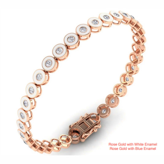 18 KT DIAMOND BRACELET 8.5 Gms - MJ25ER132