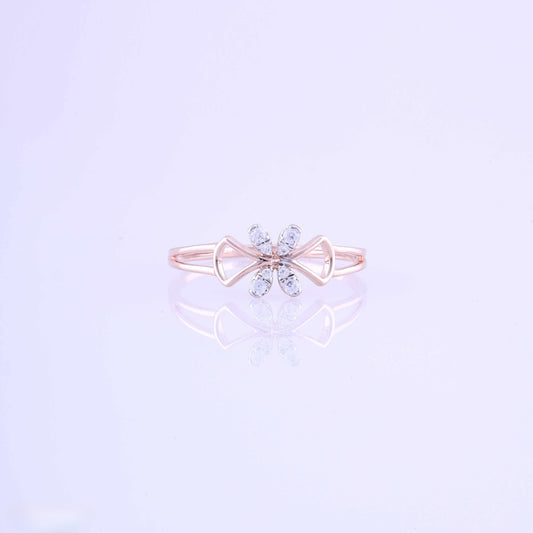 Diamond RING With 1.101 Gms of 18 Kt Gold and 0.068 Cts of Certified Natural Diamonds Code: MJ26RG653